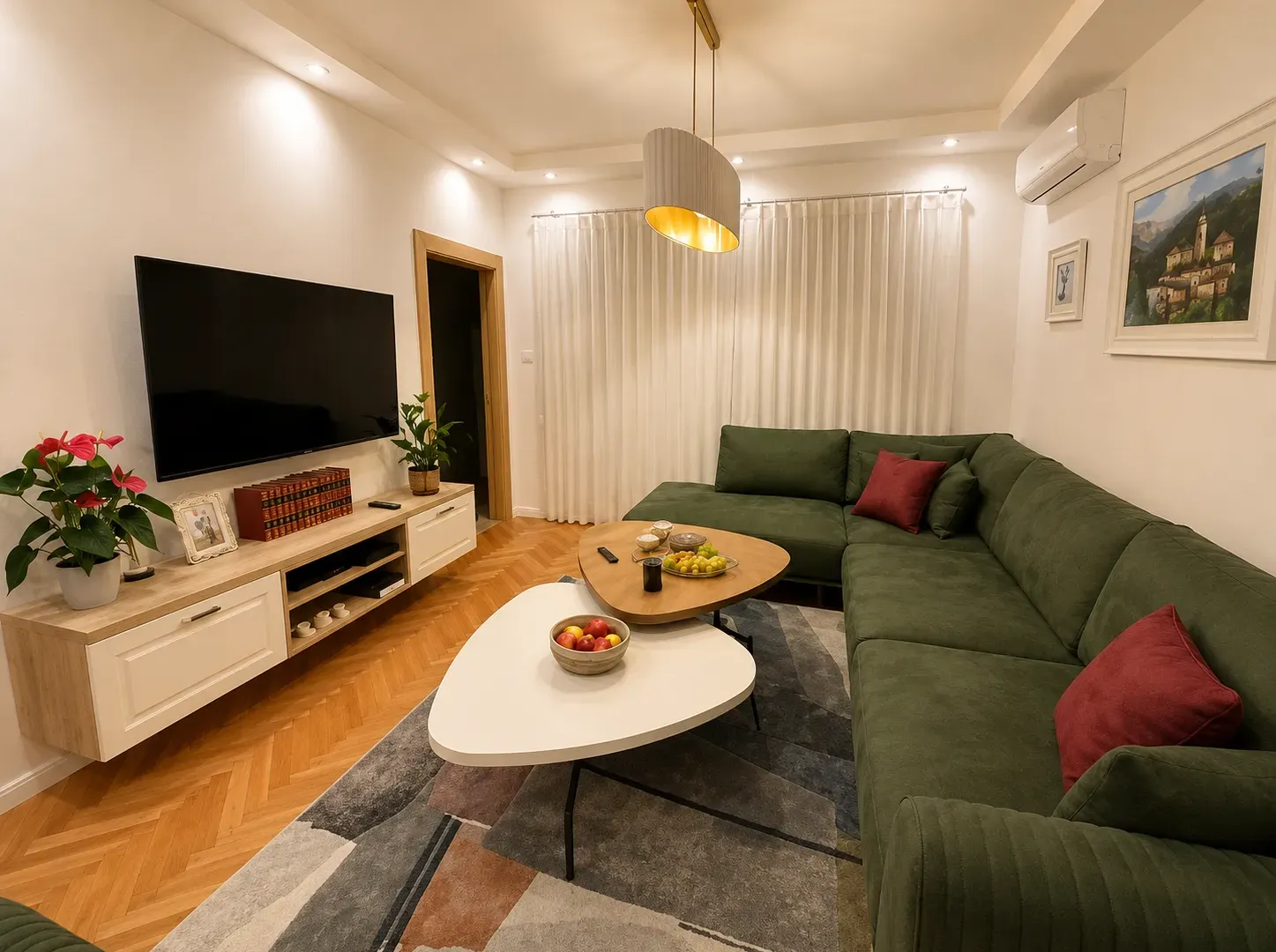 Rent, two bedroom apartment, 73m², Centar, Podgorica
