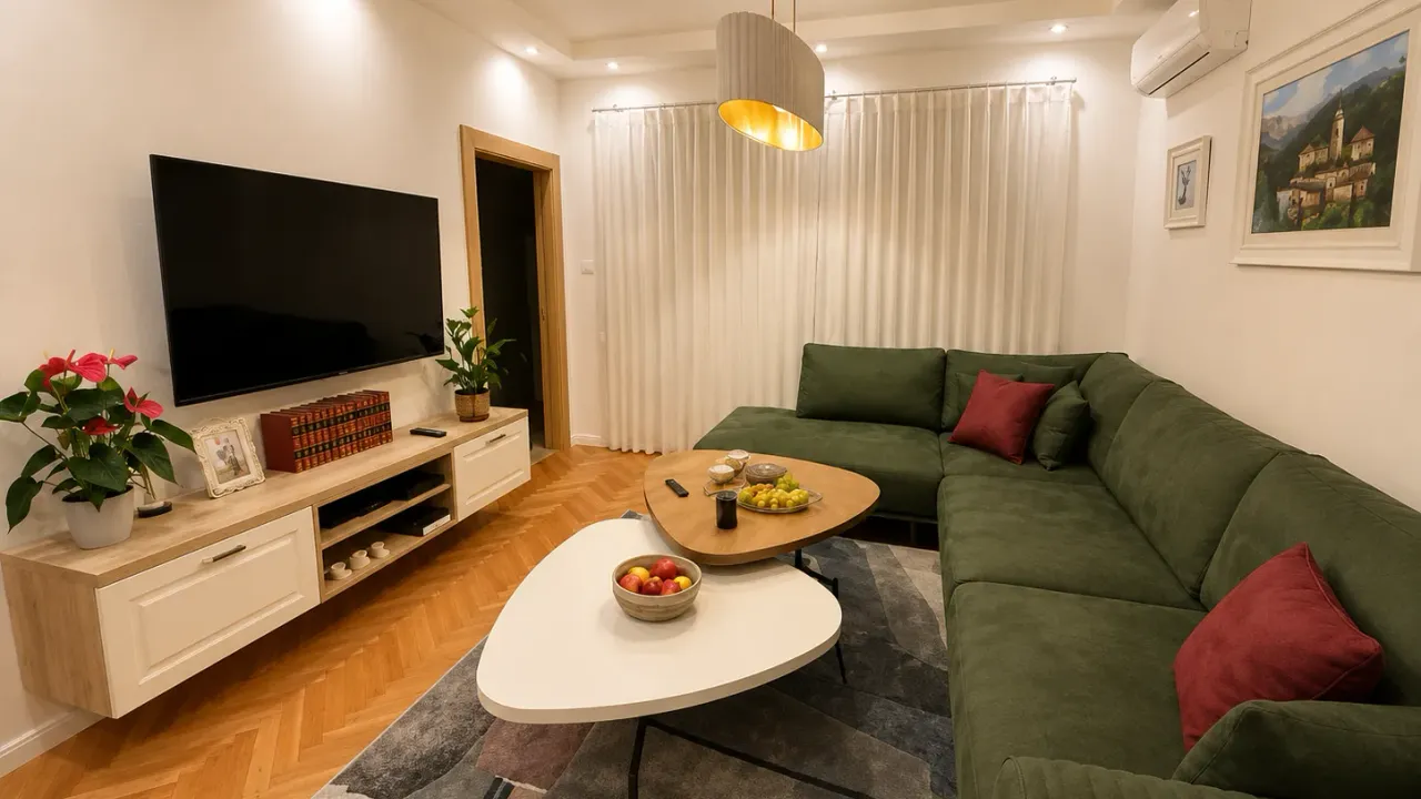 Rent, two bedroom apartment, 73m², Centar, Podgorica