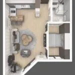 Sale, one bedroom apartment, 43m², Lazi, Budva - image 2