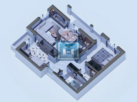 Sale, two bedroom apartment, 63m², Centar, Ćuprija - image 6