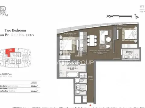 Prodaja, dvosoban stan, 87m², Savski Venac, Beograd - image 2