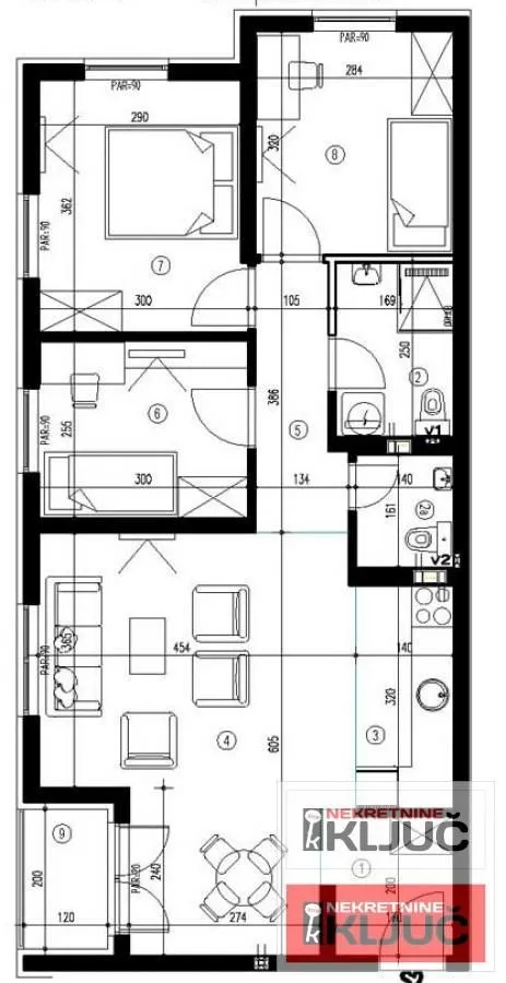 Sale, three bedroom apartment, 70m², Adice, Novi Sad Sve Podlokacije