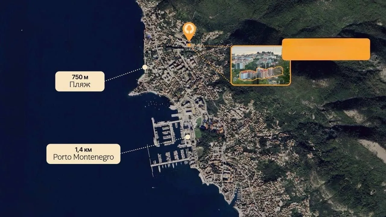 Sale, one bedroom apartment, 40m², Donja Lastva, Tivat