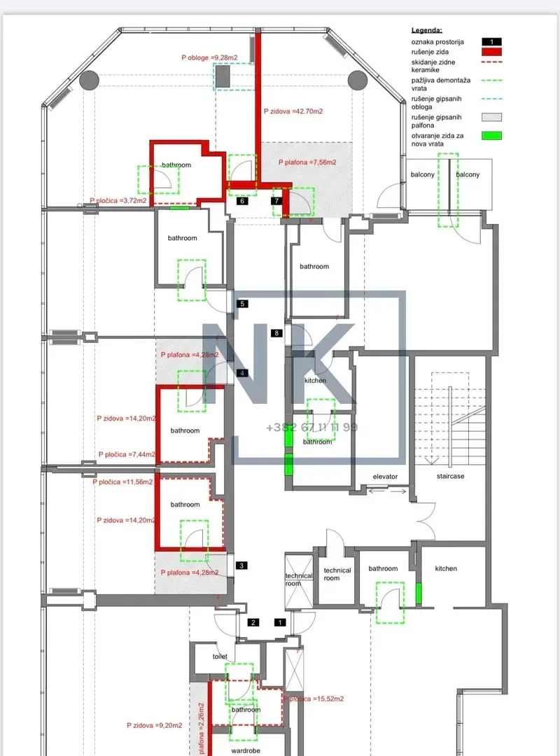 Izdavanje, poslovni prostor, 358m², Preko Morače, Podgorica