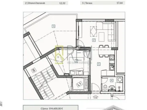 Prodaja, jednosoban stan, 53m², Adok, Budva - image 8