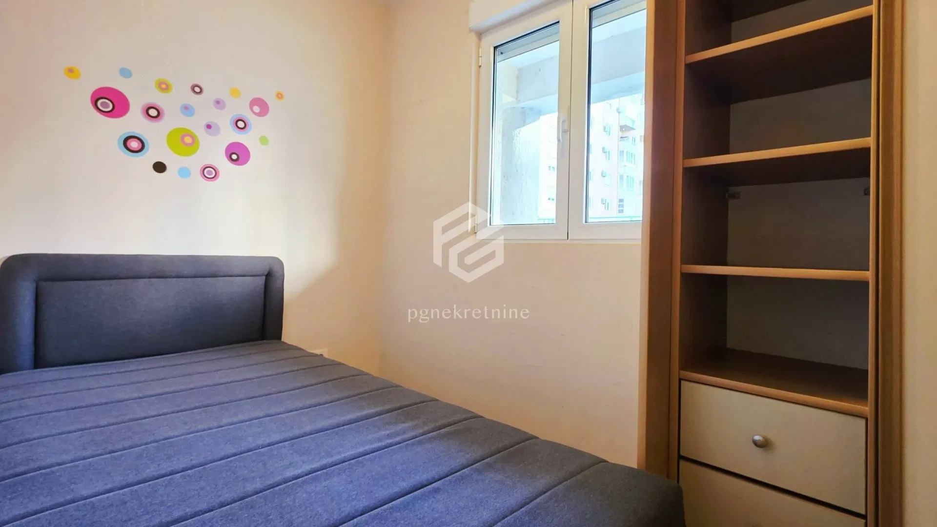 Rent, two bedroom apartment, 43m², Stari Aerodrom, Podgorica