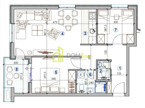 Prodaja, dvosoban stan, 64m², Zagorič, Podgorica - image 8