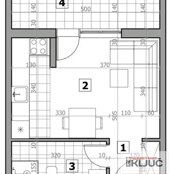 Prodaja, jednosoban stan, 32m², Sremska Kamenica, Petrovaradin