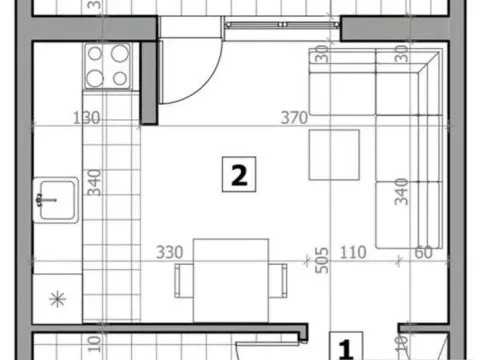 Sale, one bedroom apartment, 32m², Sremska Kamenica, Petrovaradin