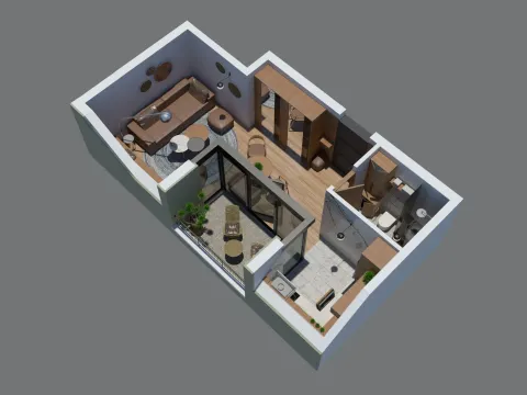 Sale, studio apartment, 33m², Zabjelo, Podgorica - image 4