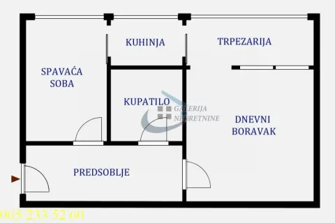 Sale, one bedroom apartment, 47m², Zvezdara Sve Podlokacije, Beograd - image 5