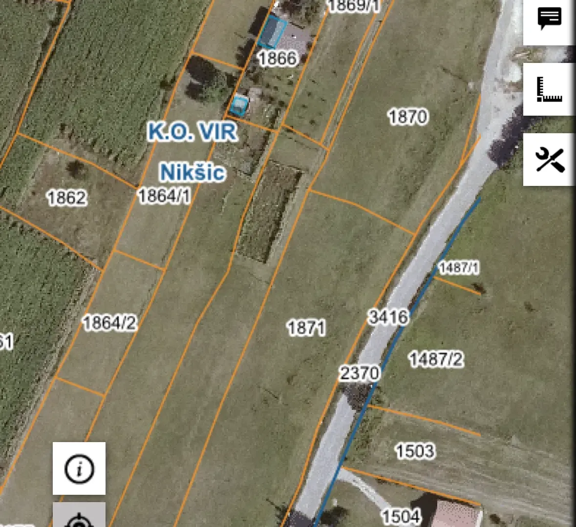 Prodaja, plac, 2532m², Rastovac, Nikšić