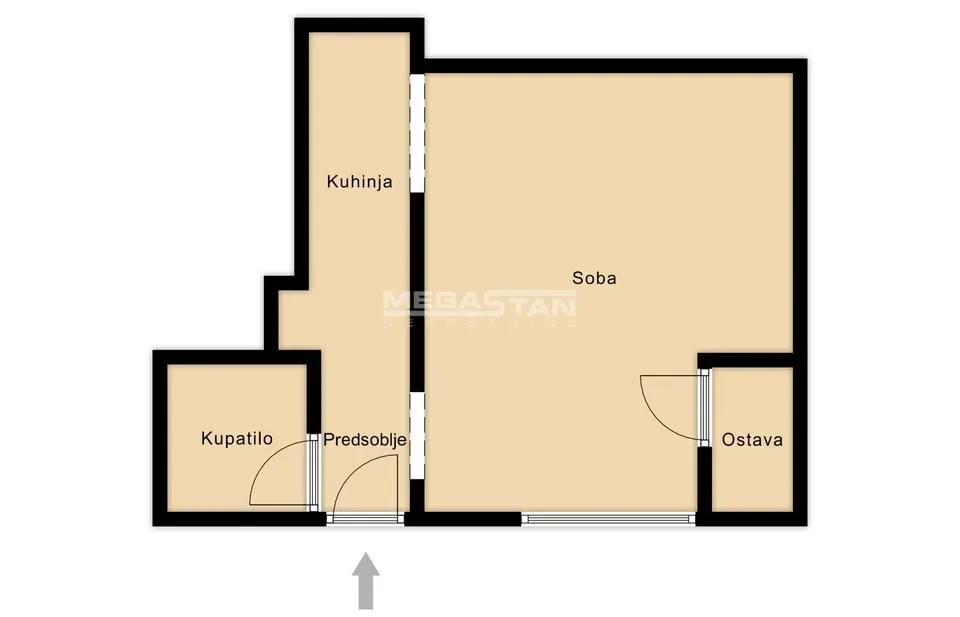 Prodaja, jednosoban stan, 25m², Karaburma, Palilula Sve Podlokacije