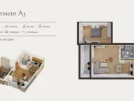 Prodaja, jednosoban stan, 55m2, Stoliv, Kotor