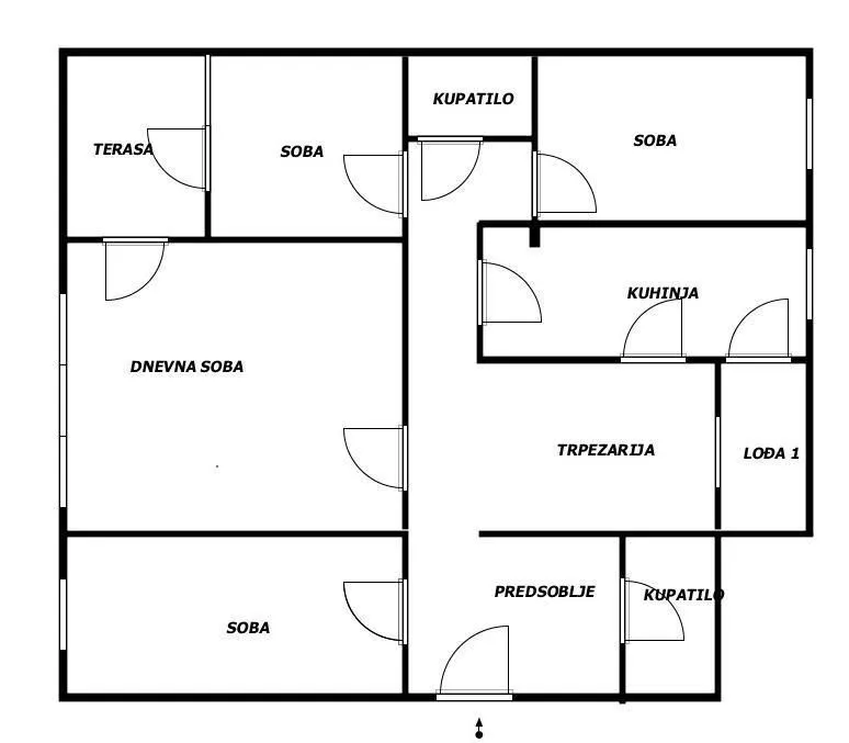 Sale, four bedroom apartment, 118m², Slavija, Vračar Sve Podlokacije
