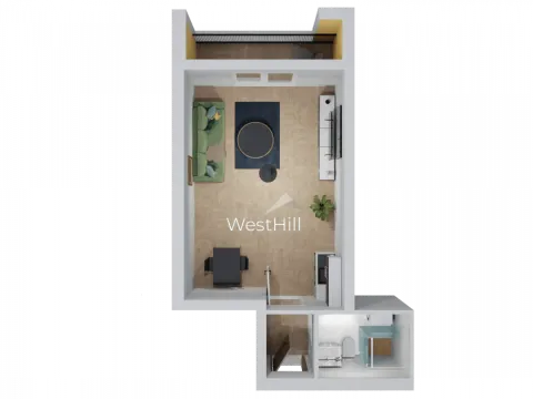 Sale, studio apartment, 33m², Bar, Crna Gora - image 8