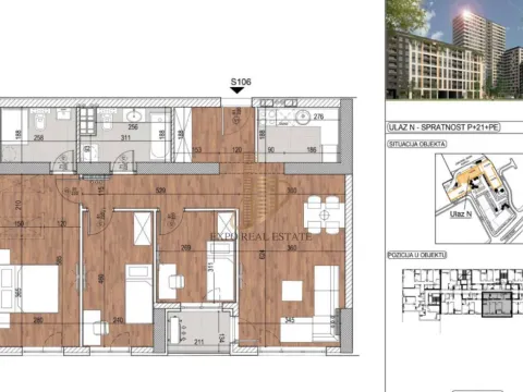Prodaja, četvorosoban stan, 84m², Tošin bunar, Novi Beograd Sve Podlokacije - image 3