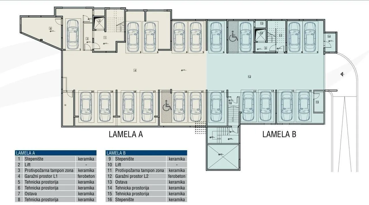 Sale, two bedroom apartment, 51m², Dobrota, Kotor