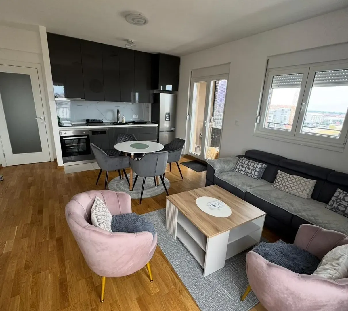 Rent, two bedroom apartment, 65m², Stari Aerodrom, Podgorica