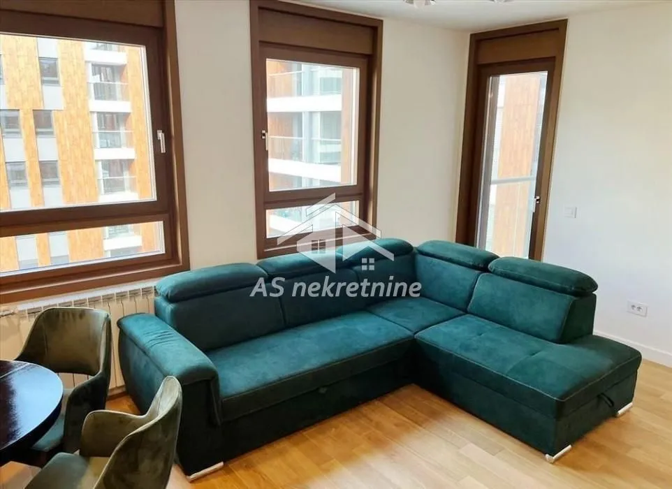 Izdavanje, dvosoban stan, 48m², Novi Beograd Blok 63, Novi Beograd Sve Podlokacije