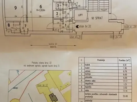 Sale, two bedroom apartment, 57m², Botanička Bašta, Palilula Sve Podlokacije - image 14