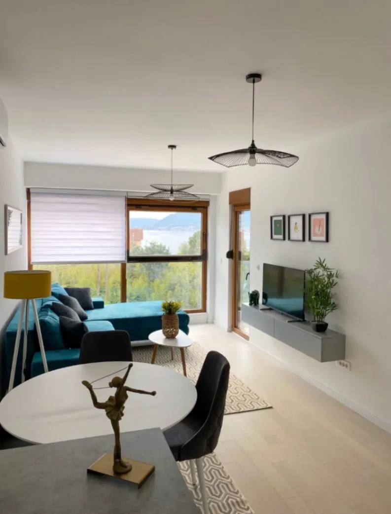 Rent, one bedroom apartment, 49m², Seljanovo, Tivat