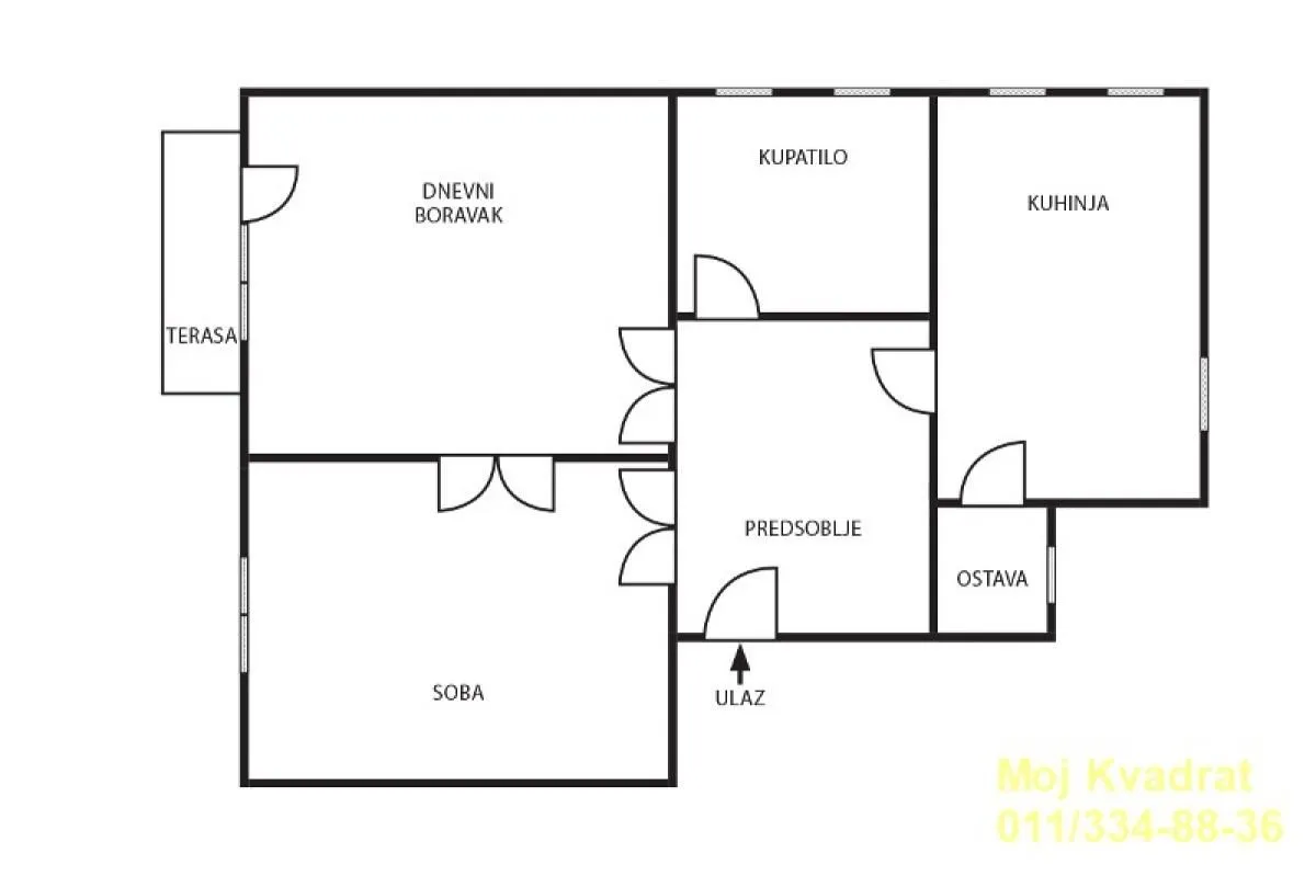 Prodaja, trosoban stan, 71m², Lion, Zvezdara Sve Podlokacije