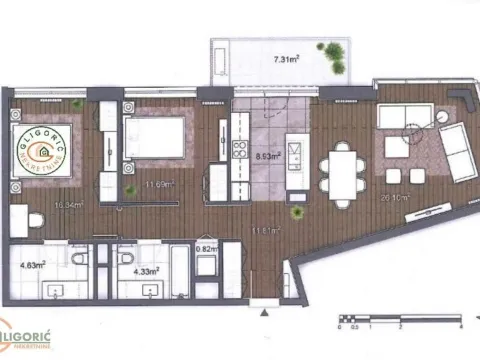 Prodaja, trosoban stan, 92m², Savski Venac, Beograd - image 24