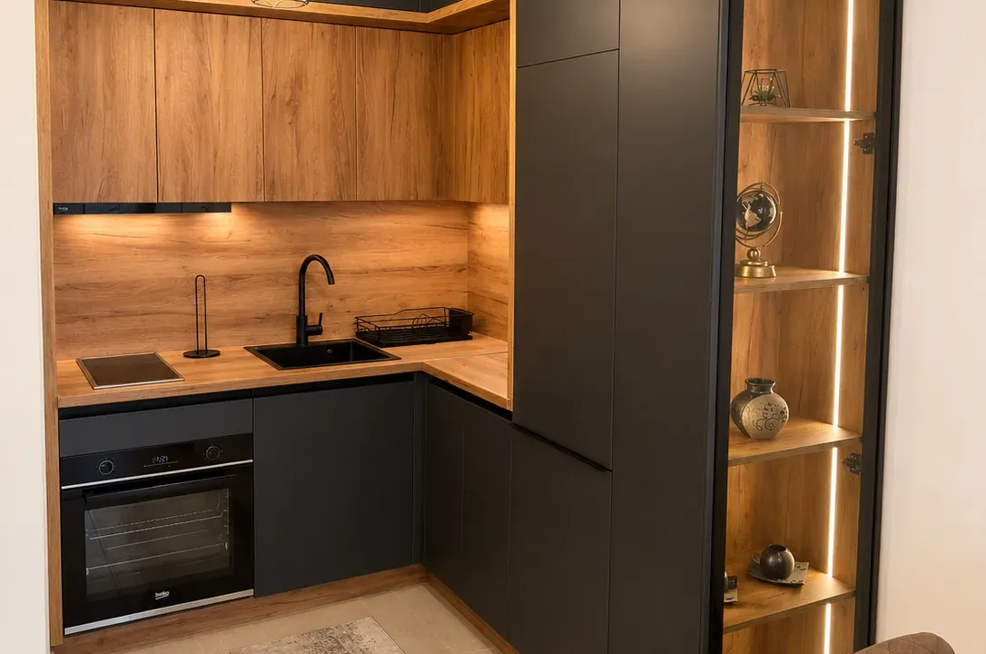 Rent, one bedroom apartment, 45m², Stari Aerodrom, Podgorica