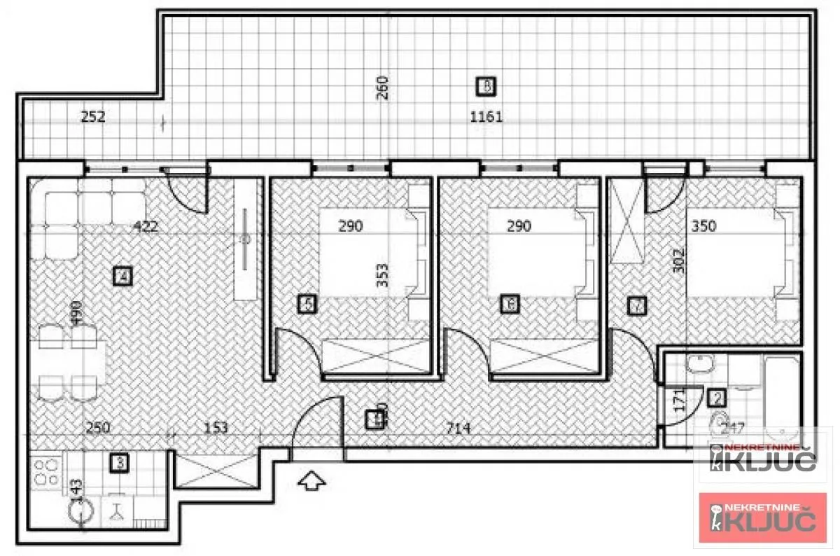 Prodaja, četvorosoban stan, 98m², Adice, Novi Sad Sve Podlokacije
