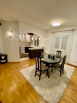 Living room with dining area and view of the kitchen. - image 6