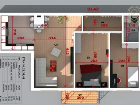 Stan in Nova Detelinara