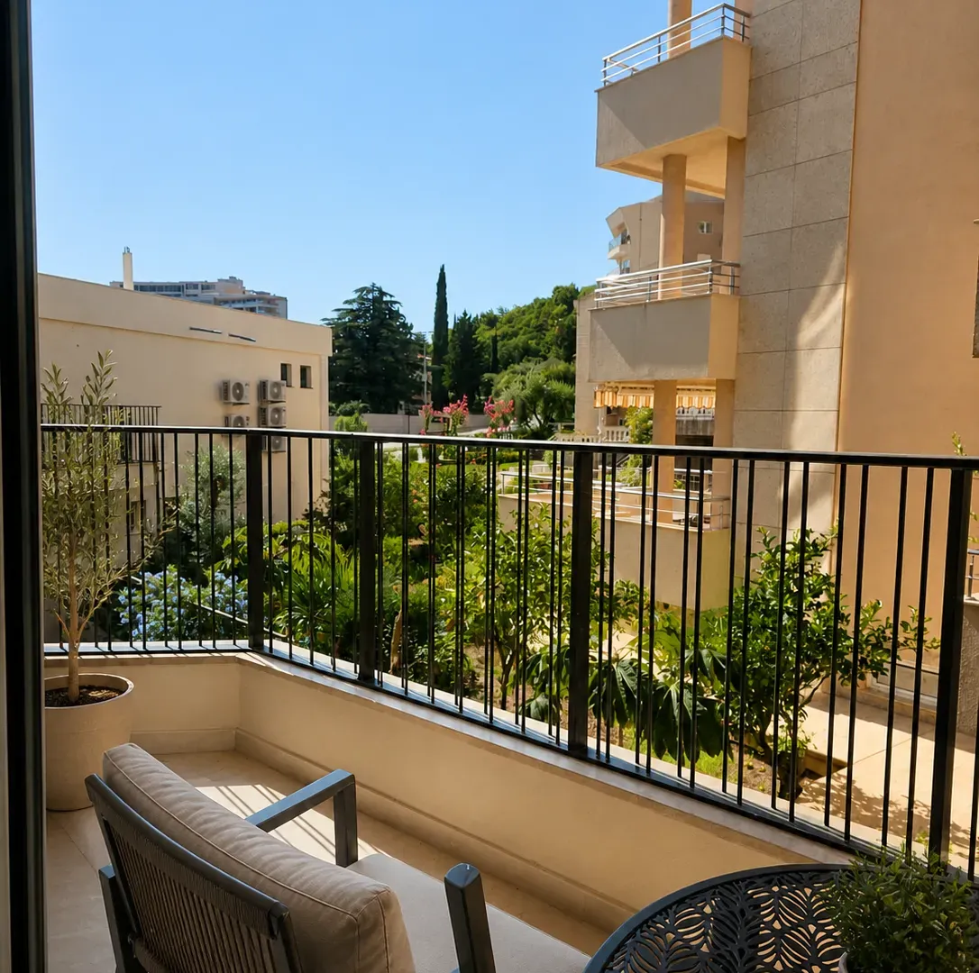 Rent, one bedroom apartment, 42m², Bečići, Budva