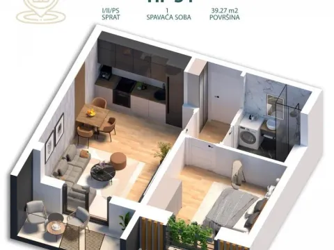 Prodaja, dvosoban stan, 39m², Centar, Vrnjačka Banja - image 10