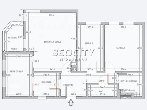 Sale, apartment, 68m², Banovo Brdo, Beograd - image 19