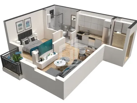 Prodaja, jednosoban stan, 37m², Bijela, Herceg Novi - image 7