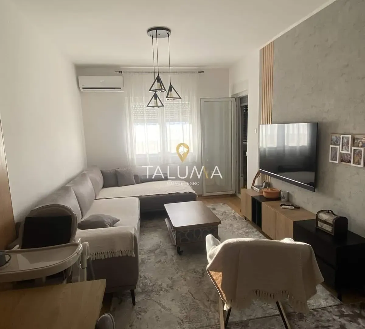 Rent, one bedroom apartment, 42m², Pobrežje, Podgorica