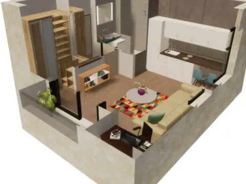 Prodaja, jednosoban stan, 46m², Centar, Bar - image 2