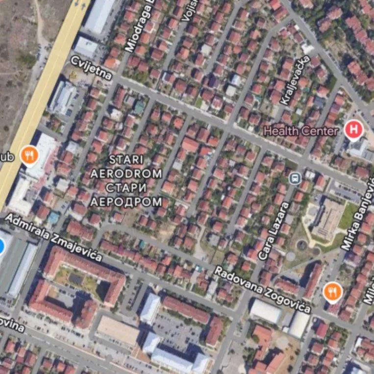 Prodaja, plac, 809m², Stari Aerodrom, Podgorica