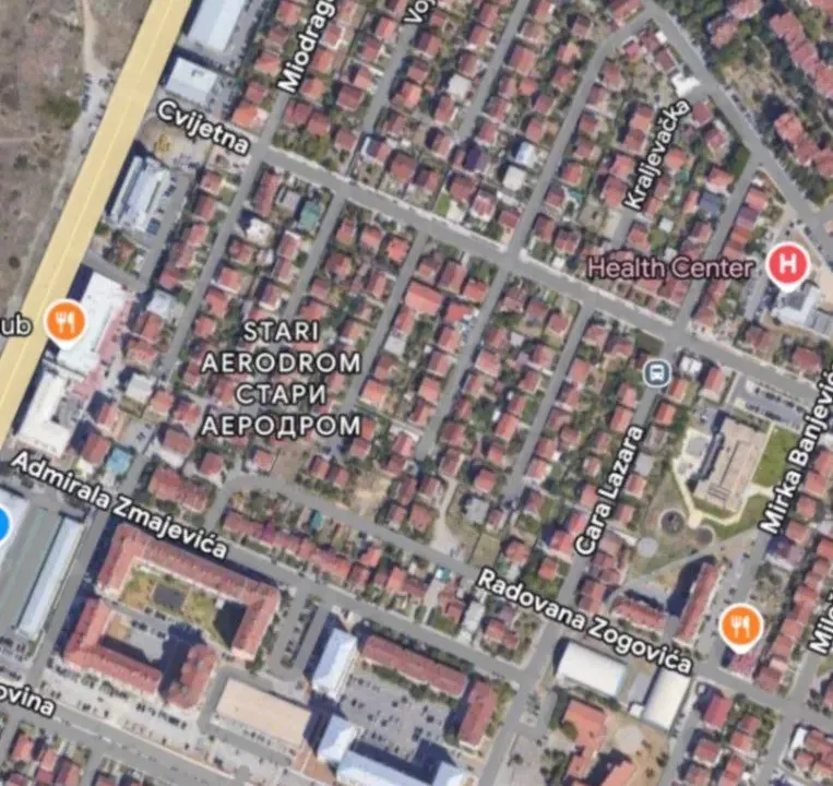 Sale, land lot, 809m², Stari Aerodrom, Podgorica