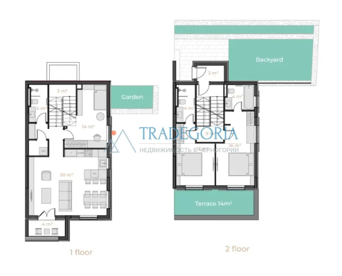 Prodaja, trosoban stan, 126m², Bigova, Kotor