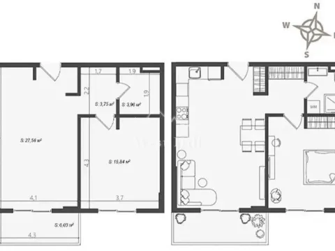 Prodaja, garsonjera, 36m², Bar, Crna Gora - image 15