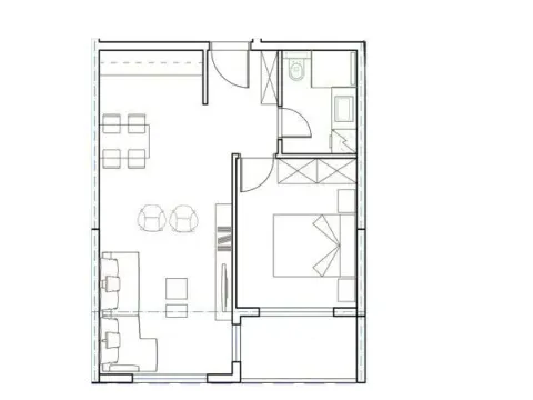Sale, one bedroom apartment, 43m², Bečići, Budva - image 10
