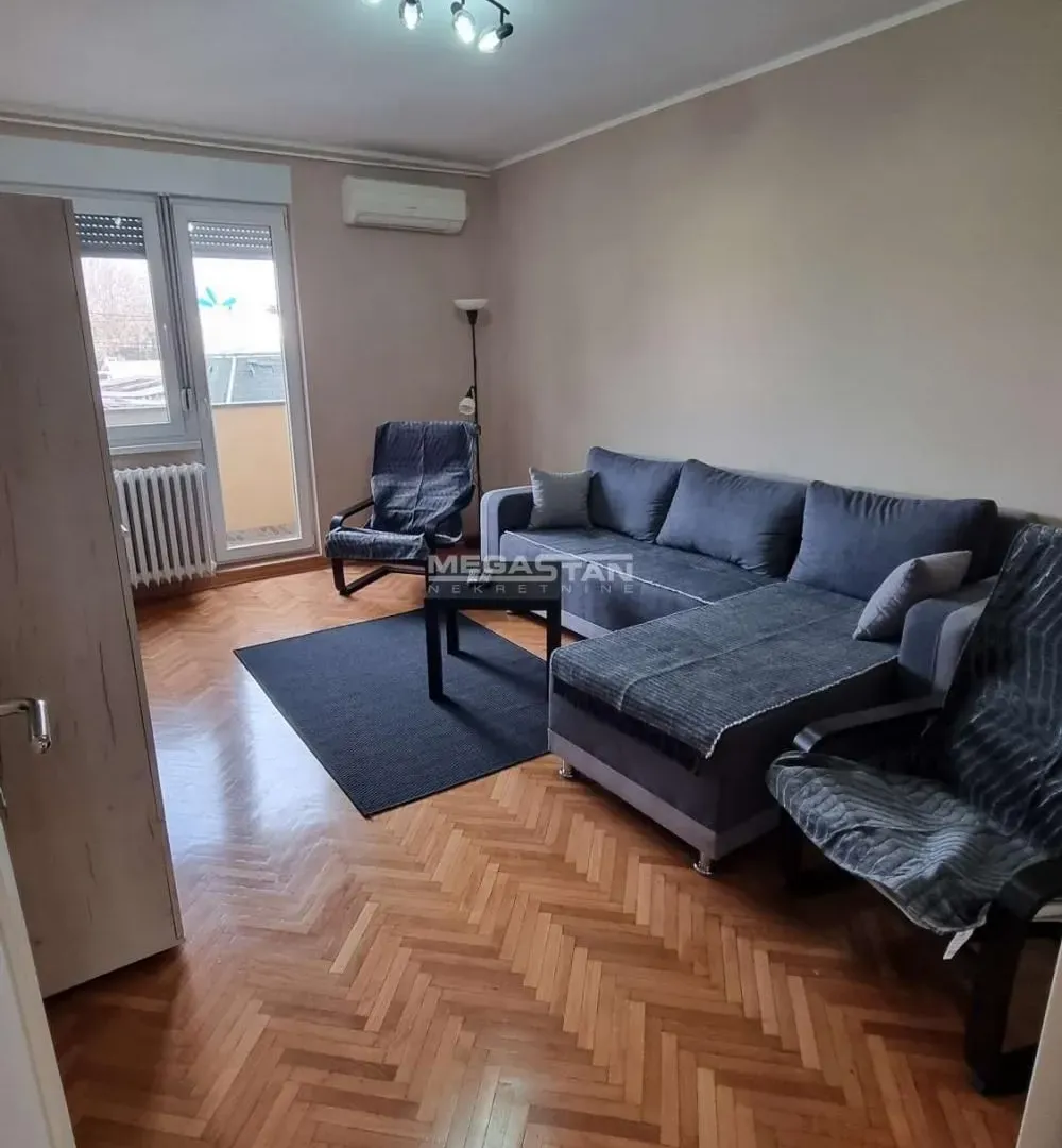 Izdavanje, dvosoban stan, 49m², Banovo Brdo, Beograd