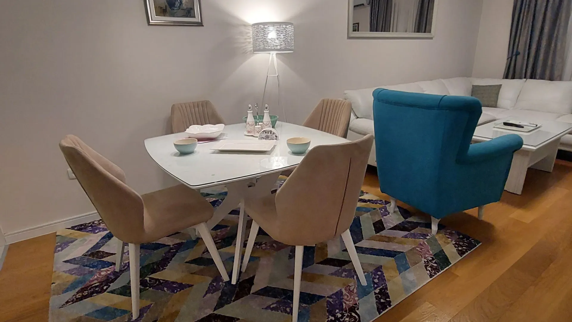 Rent, one bedroom apartment, 49m², Central Point, Podgorica
