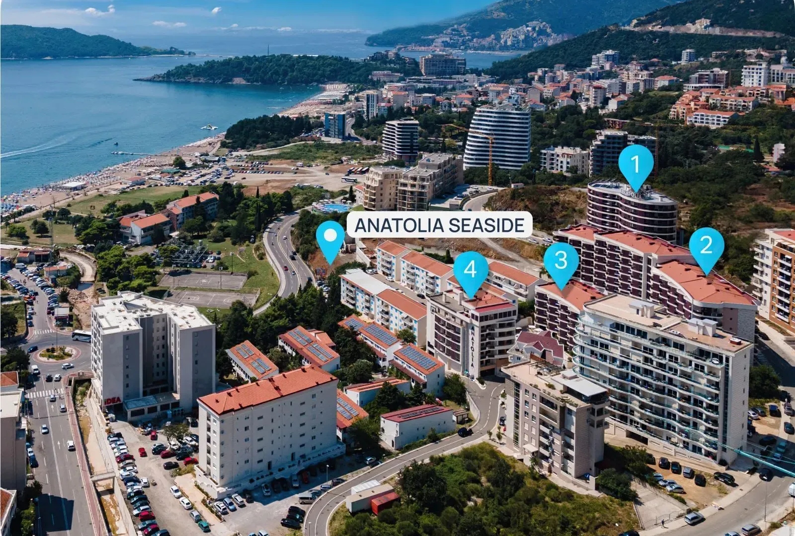Sale, two bedroom apartment, 104m², Bečići, Budva