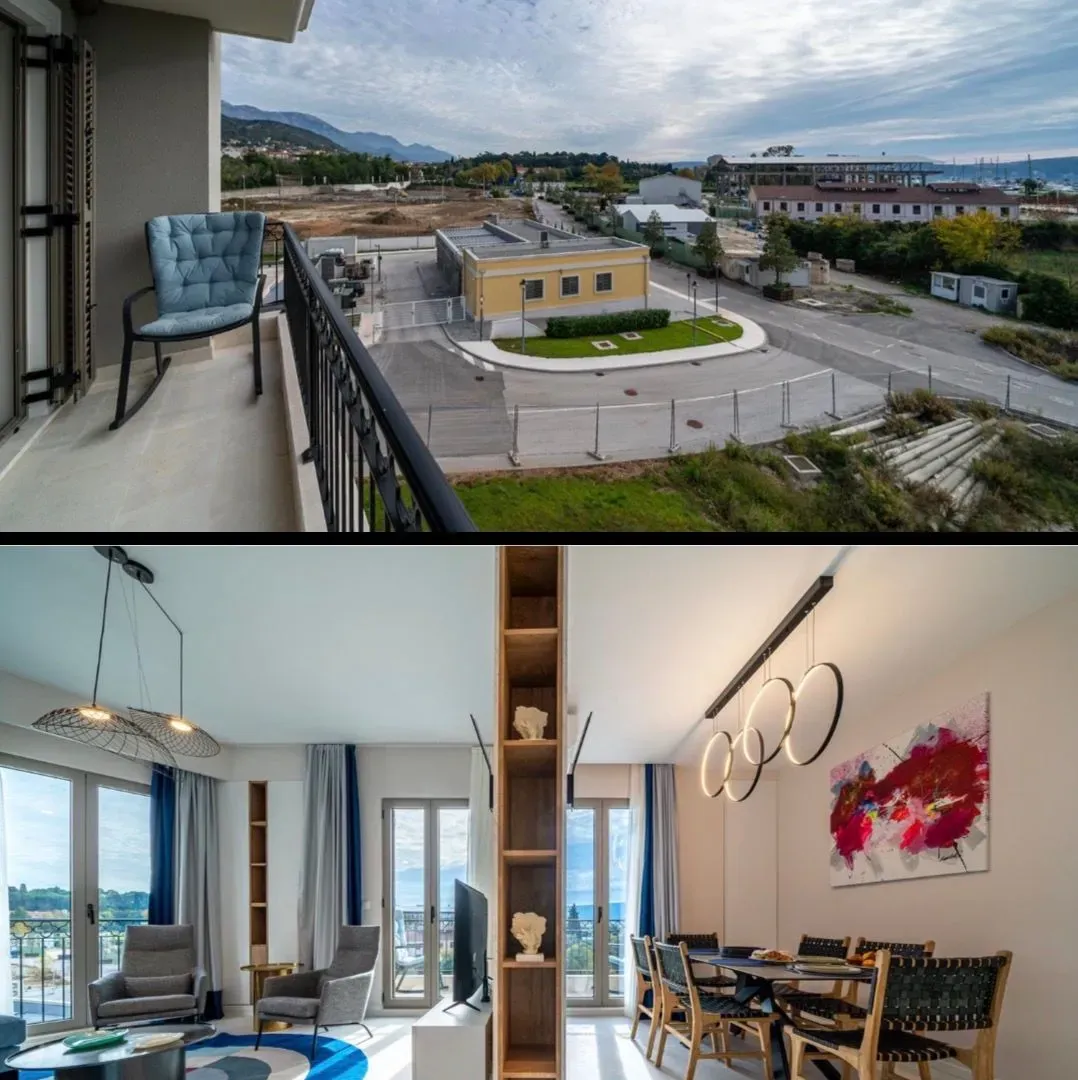 Izdavanje, dvosoban stan, 102m², Porto Montenegro, Tivat