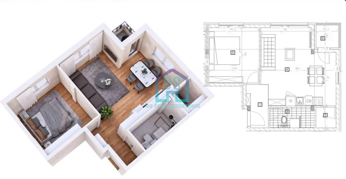 Prodaja, jednosoban stan, 41m², Adice, Novi Sad Sve Podlokacije