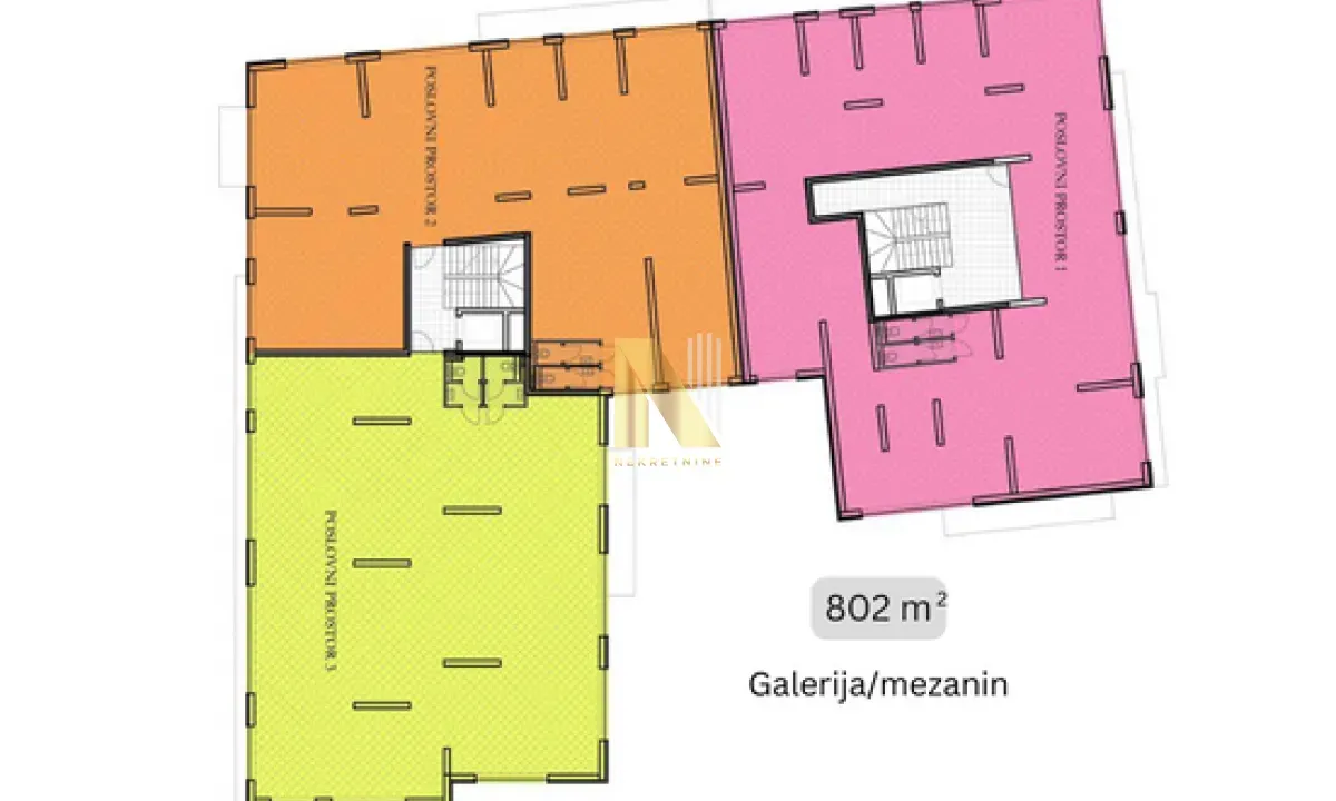 Sale, office space, 802m², Salajka, Novi Sad Sve Podlokacije