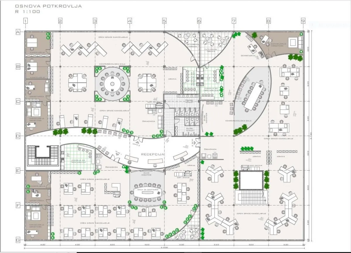 Rent, office space, 1900m², Karaburma, Palilula Sve Podlokacije